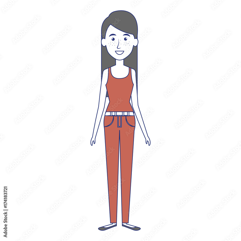 beautiful woman avatar character