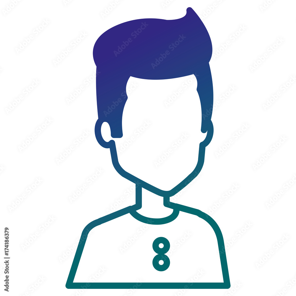 young man avatar character young man avatar character