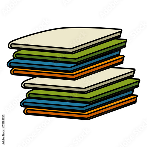 pile of folded clothes vector illustration design