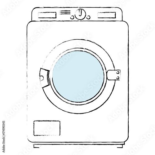 washer machine isolated icon vector illustration design