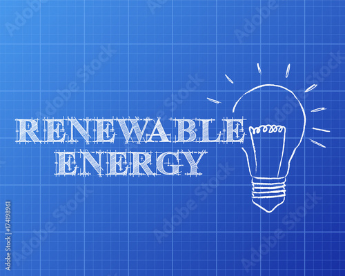 Renewable Energy Lightbulb Blueprint