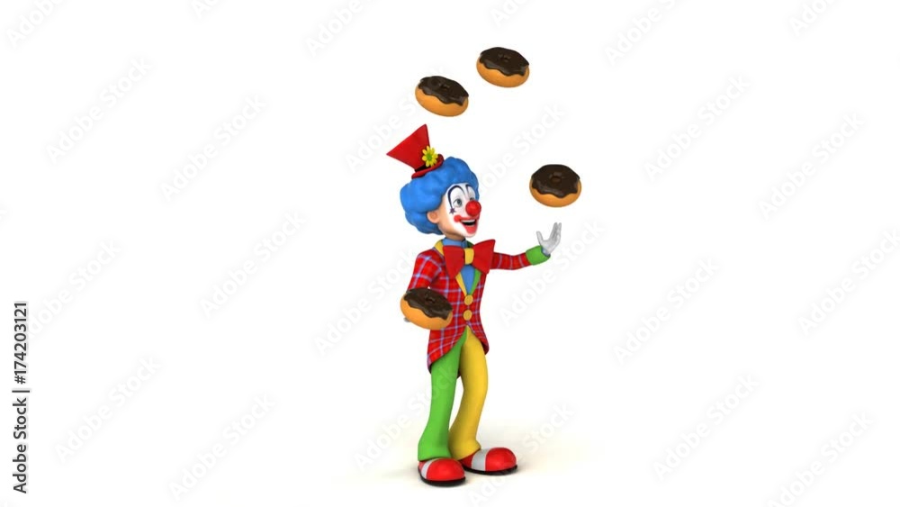Fun clown - 3D Animation
