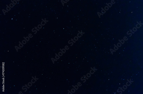 Stars in a dark sky