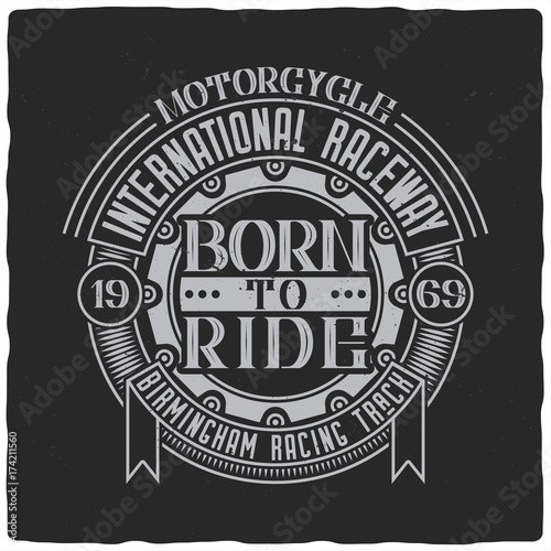 Vintage label design