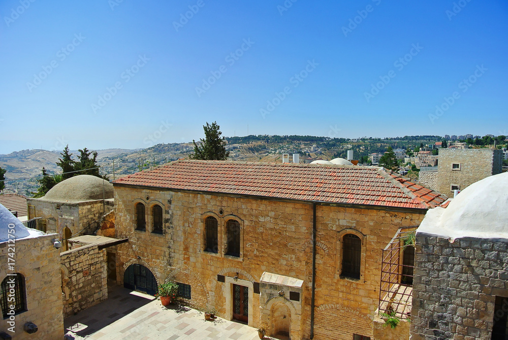 The famous city of the three religions. Tourist attractions. Jerusalem. Israel