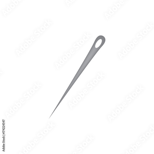 needle icon- vector illustration