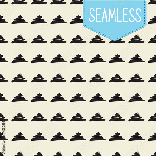 Vector seamless pattern of sketch