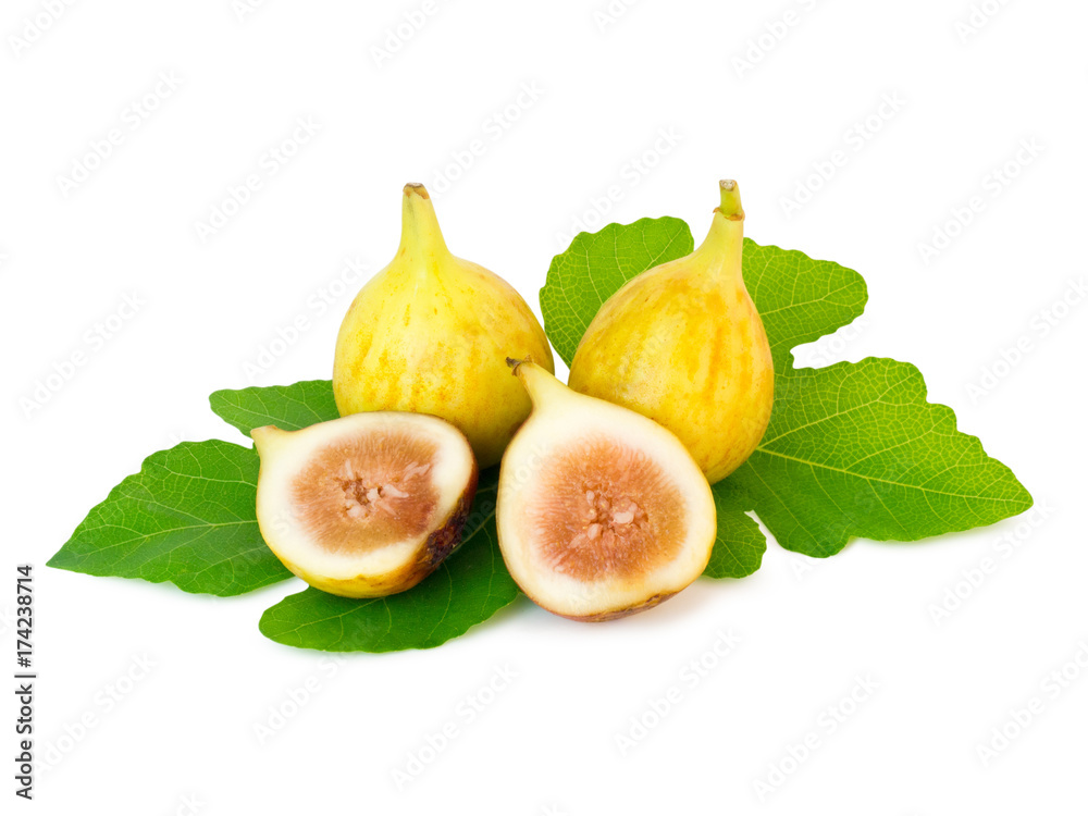 Fresh figs isolated on white background with clipping path. Fresh figs isolated on white background with clipping path.