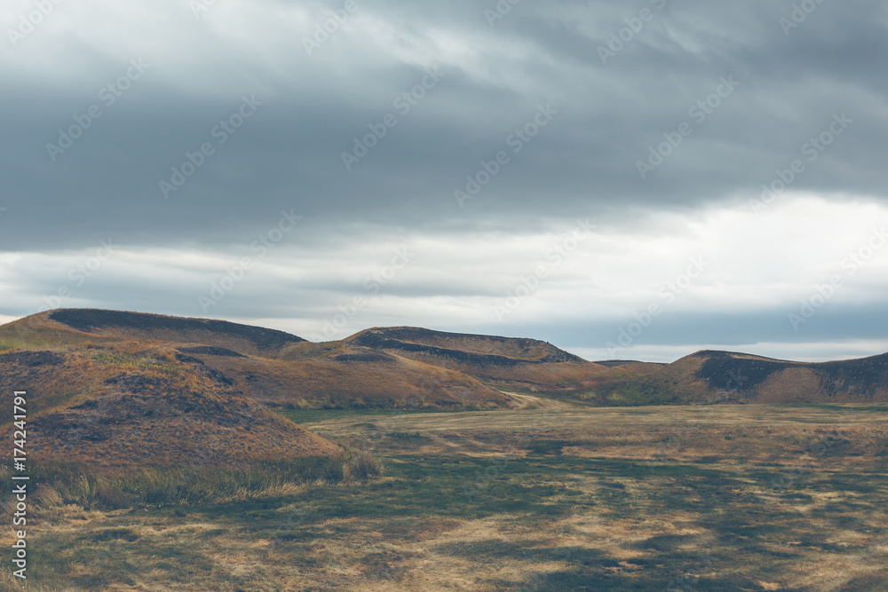 Skutustadagigar pseudocraters, Iceland