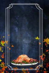 Holiday Thanksgiving Day Turkey Dinner Flier