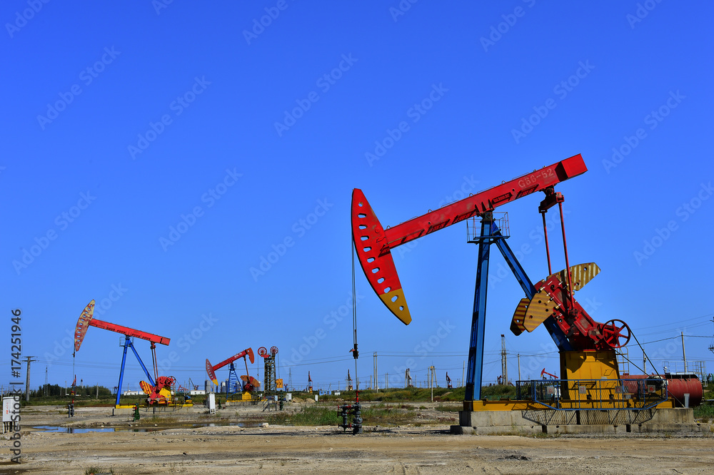 Fototapeta premium The oil pump