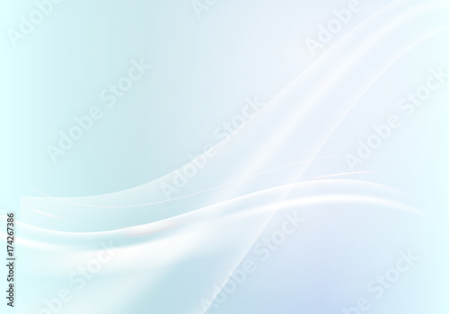 abstract light blue line curve background