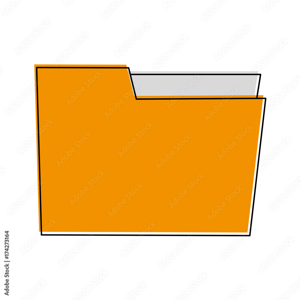 file folder icon image vector illustration design 