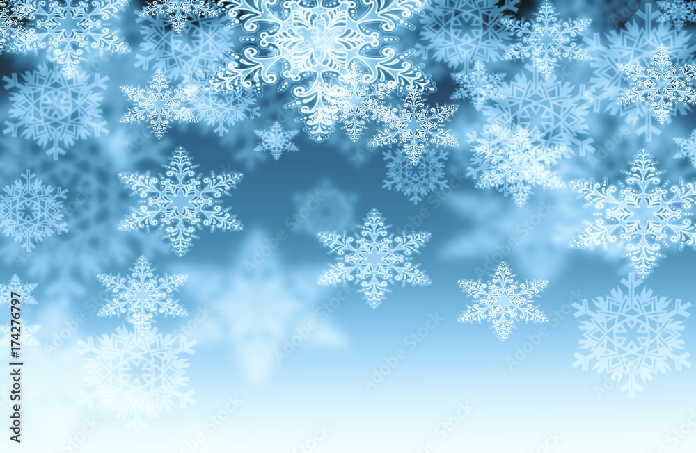 snowflake texture, decorative winter background