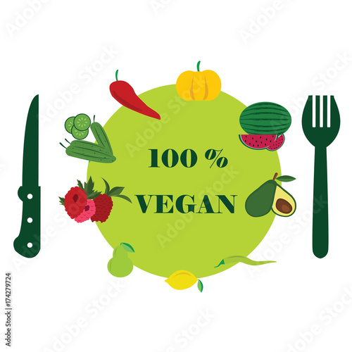 Green healthy vegetarian food for lunch with friends