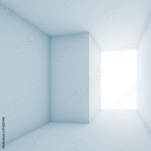 Wallpaper Mural Abstract empty interior, empty room with corners Torontodigital.ca