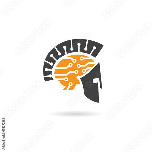 Spartan brain logo