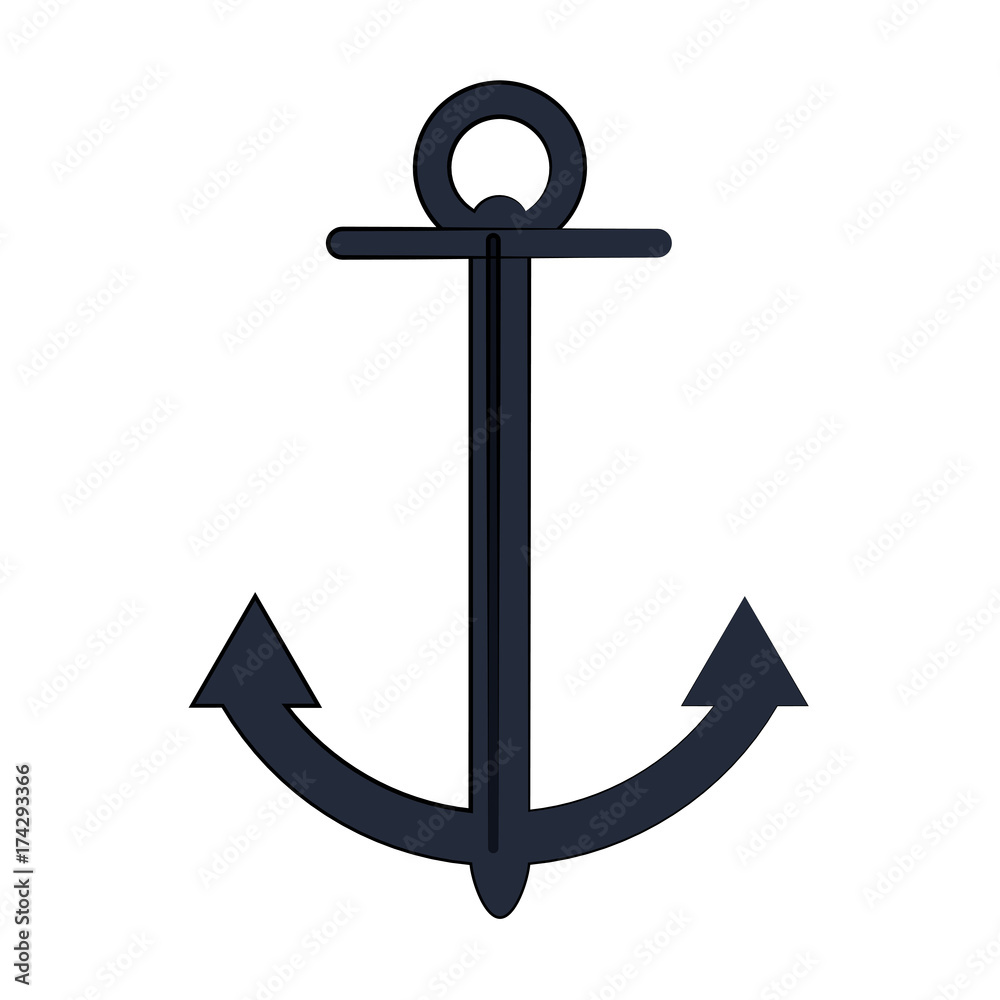 anchor nautical icon image vector illustration design anchor nautical icon image vector illustration design