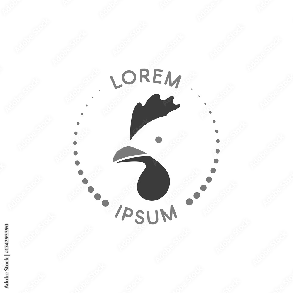Obraz premium Chicken icon design