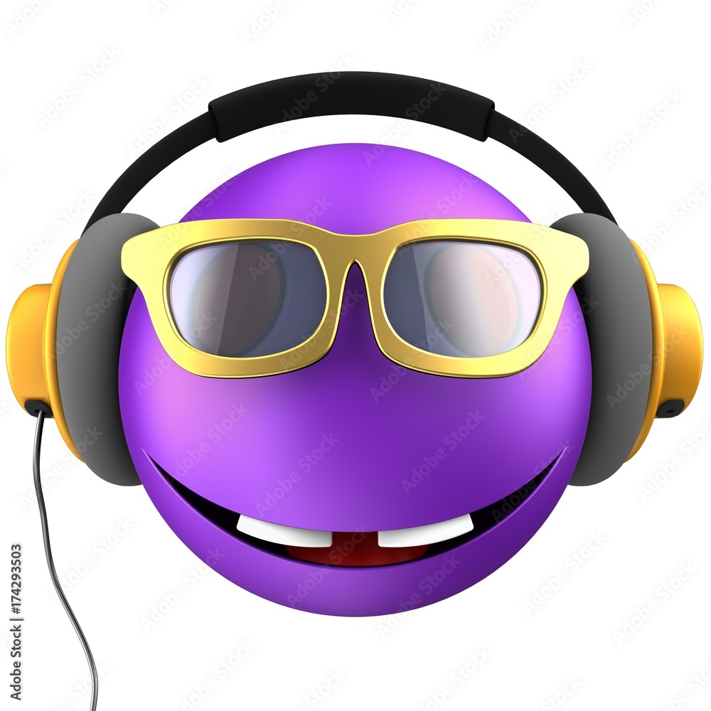 3d violet emoticon smile 3d violet emoticon smile