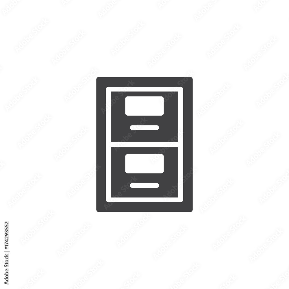 Archive box icon vector, filled flat sign, solid pictogram isolated on white. Symbol, logo illustration. Archive box icon vector, filled flat sign, solid pictogram isolated on white. Symbol, logo illustration.