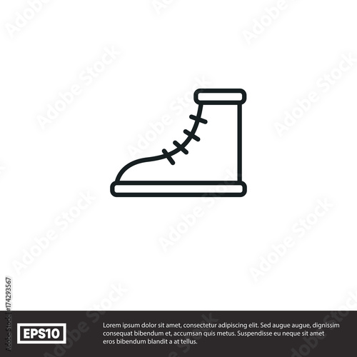 Boot vector icon