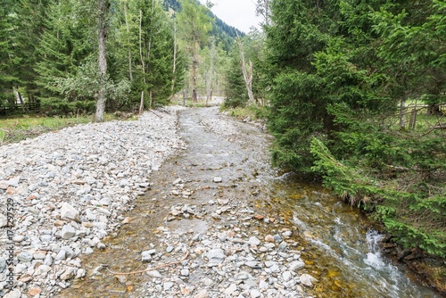 Gebirgsbach im Weißpriachtal im Lungau, Österreich photo