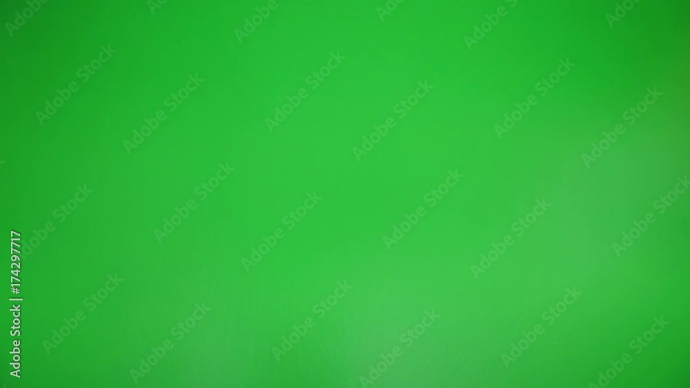 Digital green screen man hand gestures