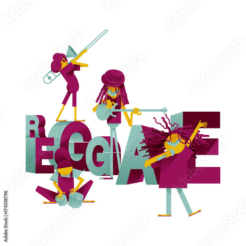 REGGAE MUSICIANS LETTERING.
collection of musicians and musical styles.