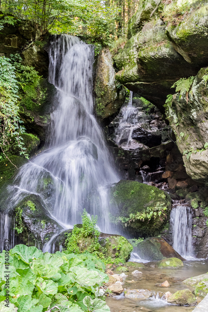 Wasserfall im Elbsandsteingebirge