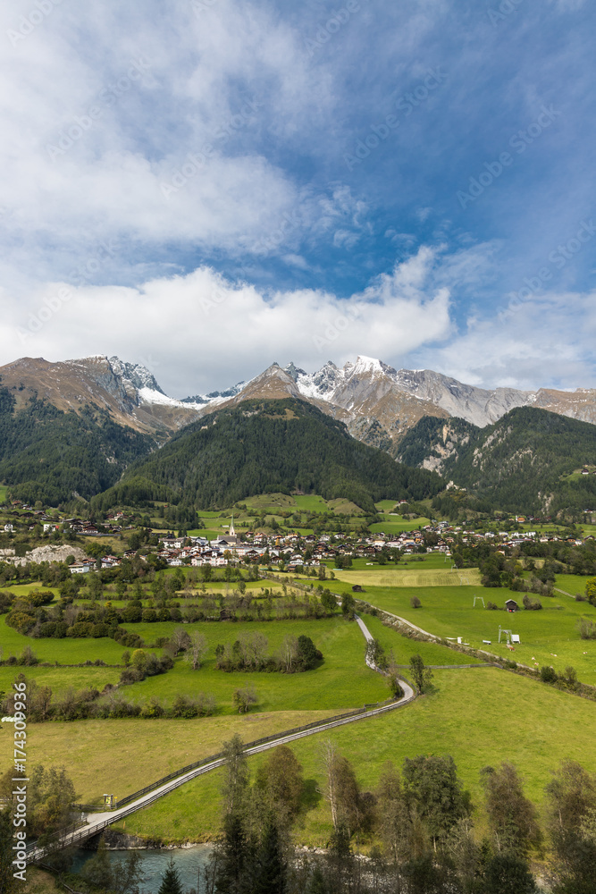 View To Virgen In East Tyrol Austria