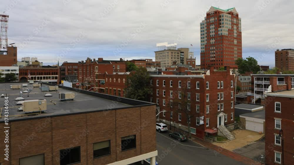 Timelapse of Manchester, New Hampshire Cityscape 4K Timelapse of Manchester, New Hampshire Cityscape 4K