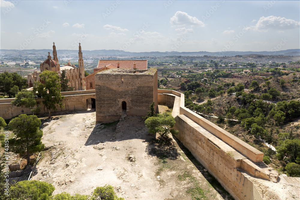View of the Santurari of Maria Magdalena
