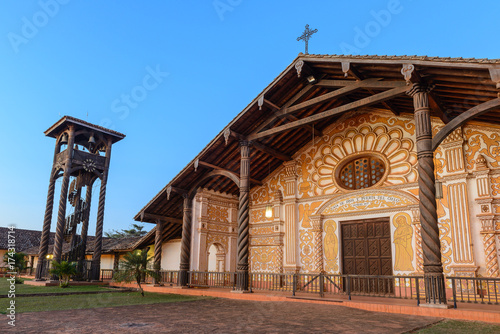 Jesuit Mission church in Concepcion, Bolivia