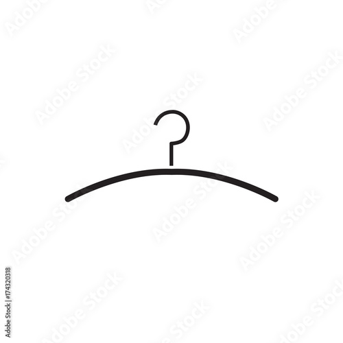black hanger- vector illustration