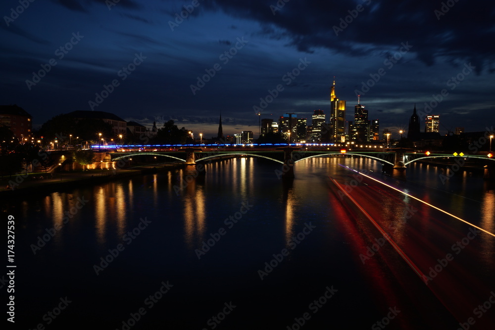 Frankfurt Skyline at Night