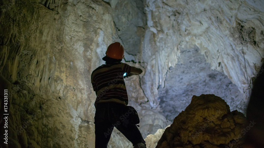 man in the cave man in the cave