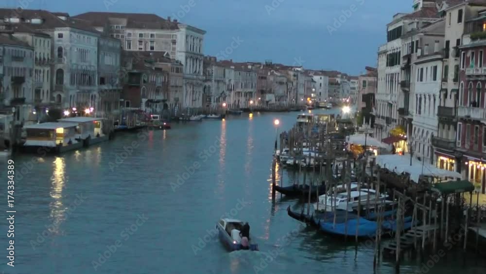 Blick von der Rialto auf den Canale Grande Blick von der Rialto auf den Canale Grande