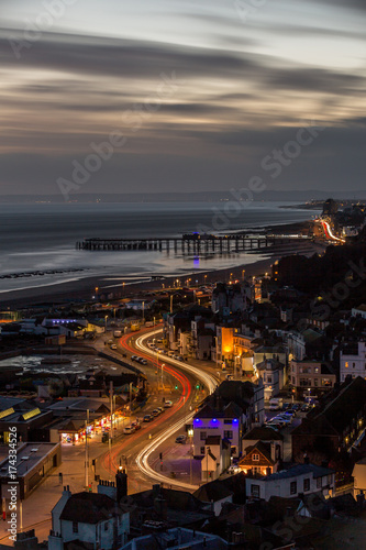 Hastings at dusk