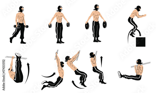 Ninja workout moves (ID: 174335112)
