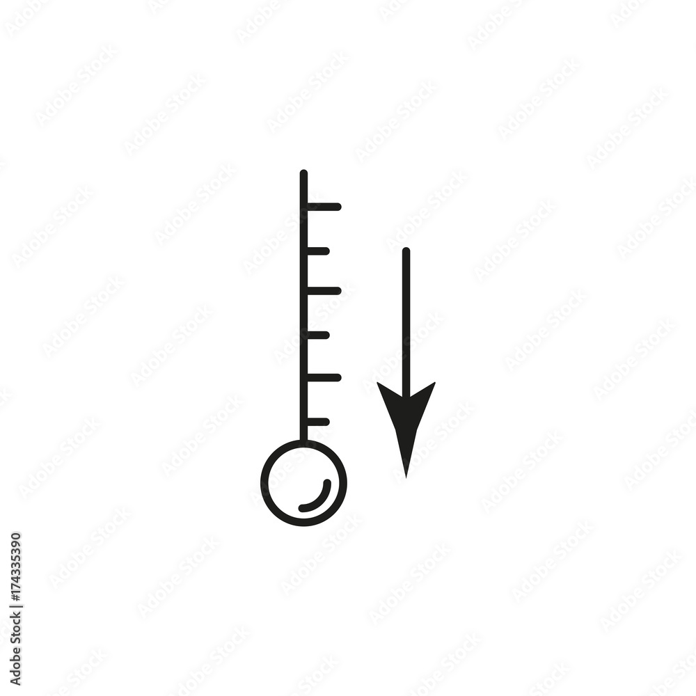 cold weather thermometer icon cold weather thermometer icon