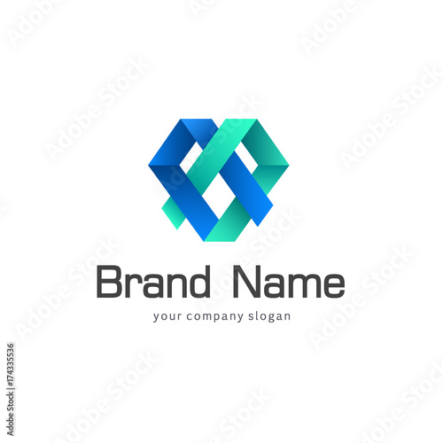 Vector logo design for business