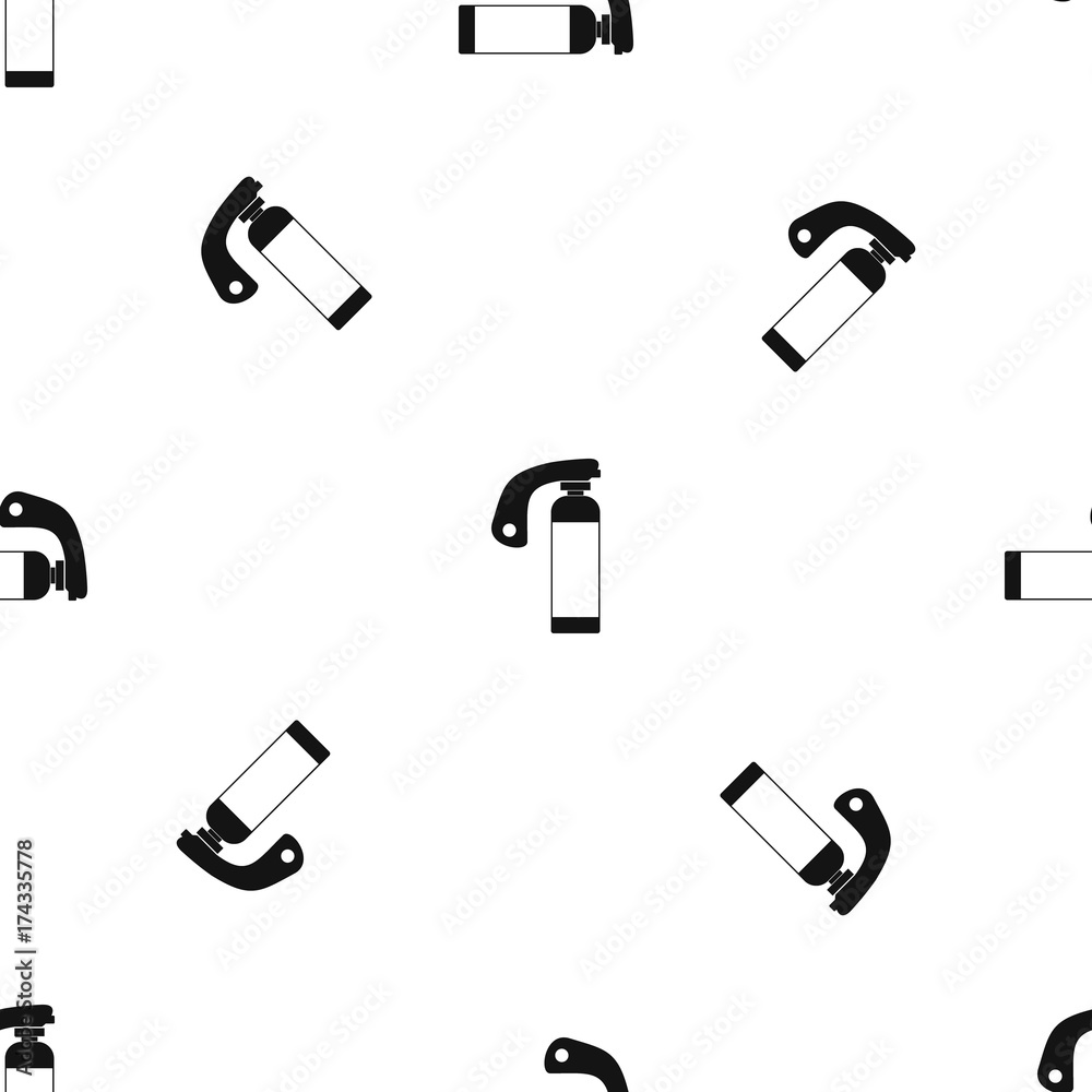 Fire extinguisher pattern seamless black Fire extinguisher pattern seamless black