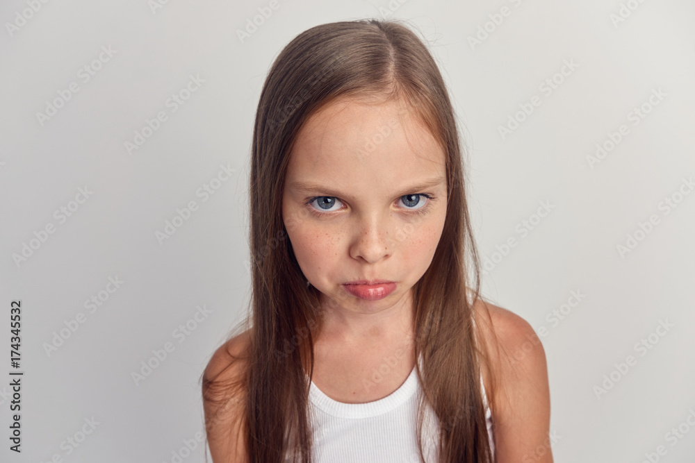 child, little girl, portrait, emotion, resentment child, little girl, portrait, emotion, resentment