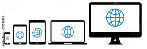 Geräte - Weltkugel - Browser