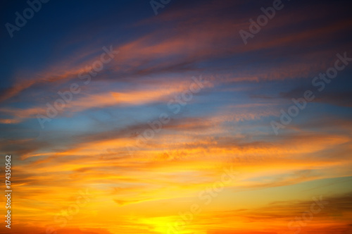 sunset sky landscape © Andrii Salivon