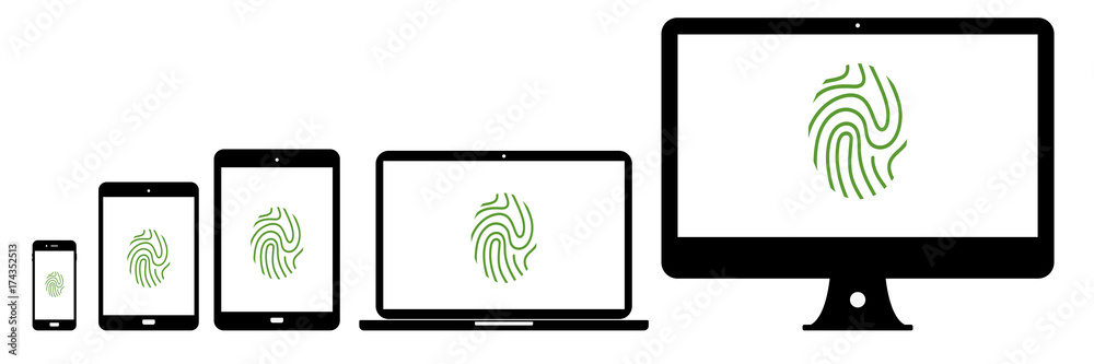Geräte - Fingerabdruck - ID Geräte - Fingerabdruck - ID