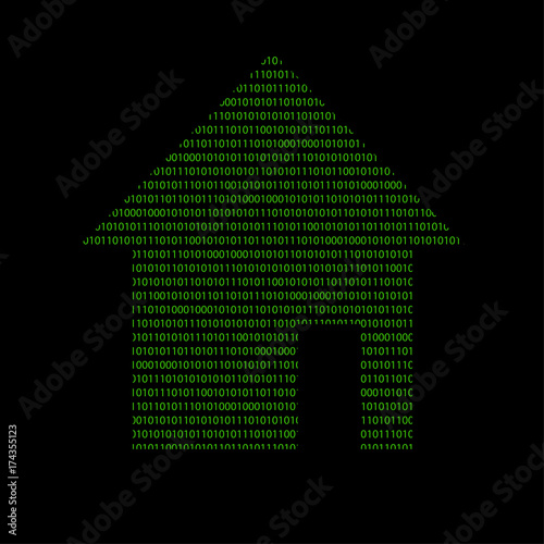 Hacker - 101011010 Icon - Zuhause