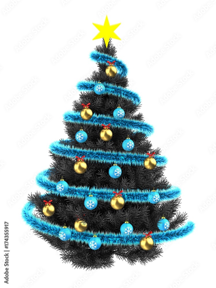 3d tinsel blue 3d tinsel blue