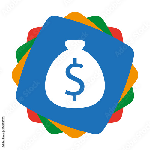 App Icon bunt - Dollar - Geld